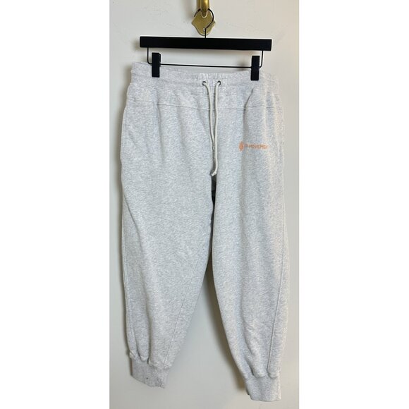 FREE PEOPLE Movement Undefeated Swestpants in Light Heather Grey Size Large - Picture 2 of 10